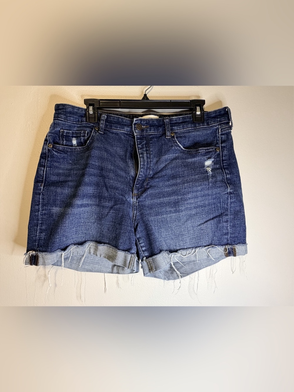 Sonoma Curvy Shorts Denim Cutoff Shorts Blue Size 14